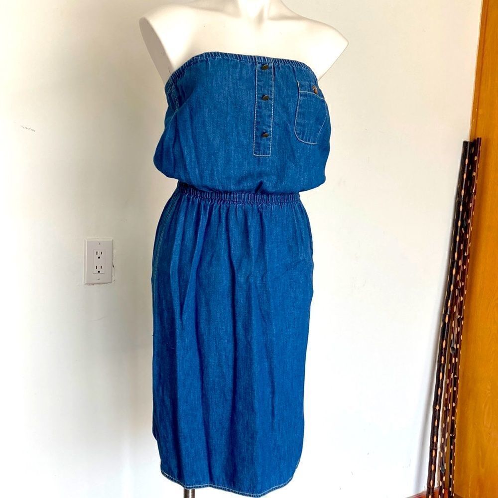 Bill Blass vintage denim dress